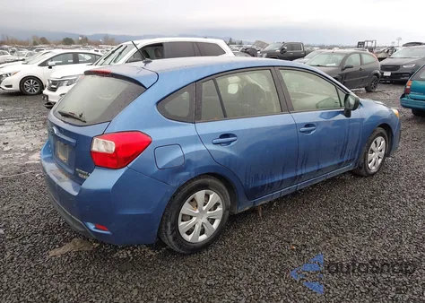 2014 Subaru Impreza 2.0I from USA, damaged, VIN JF1GPAA63E9227792